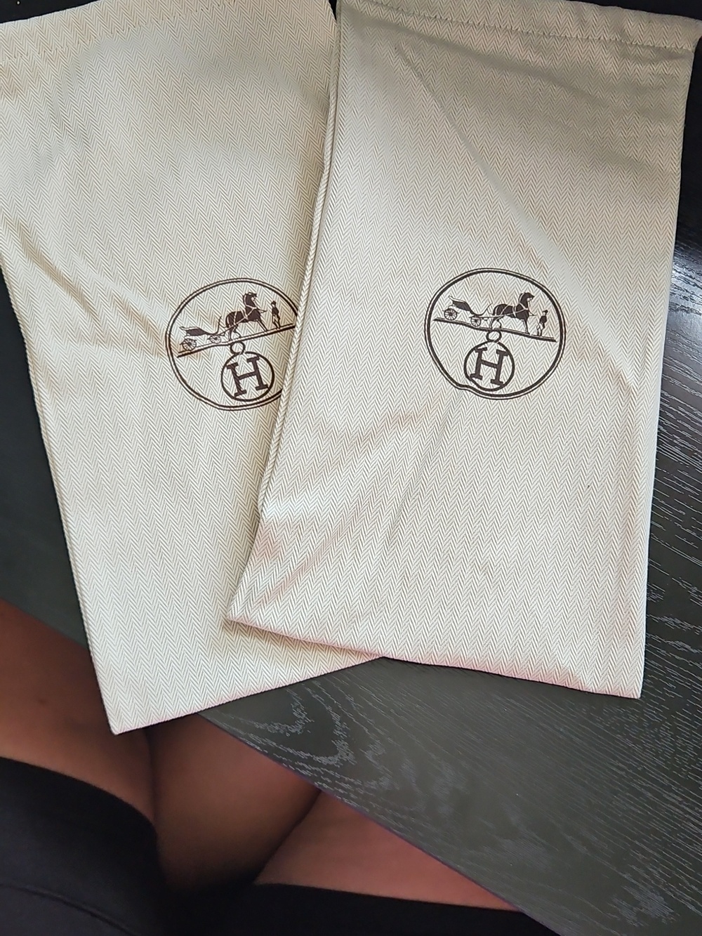 Hermes Shoes Dust Bag Pair